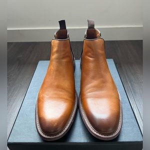 Nordstrom - Like new Men’s tan/brown leather Chelsea boots